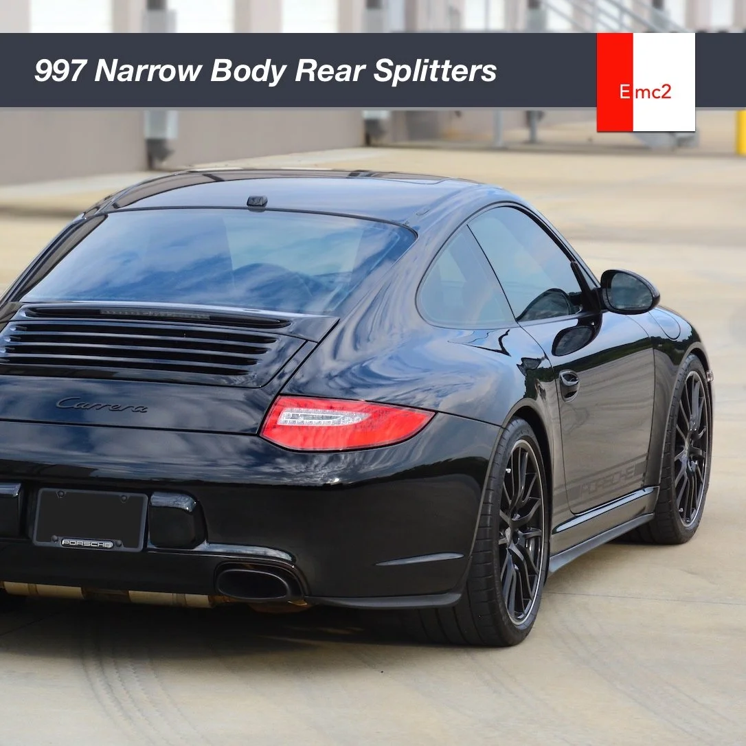 Porsche 911 997 Rear Splitters — Emc2design